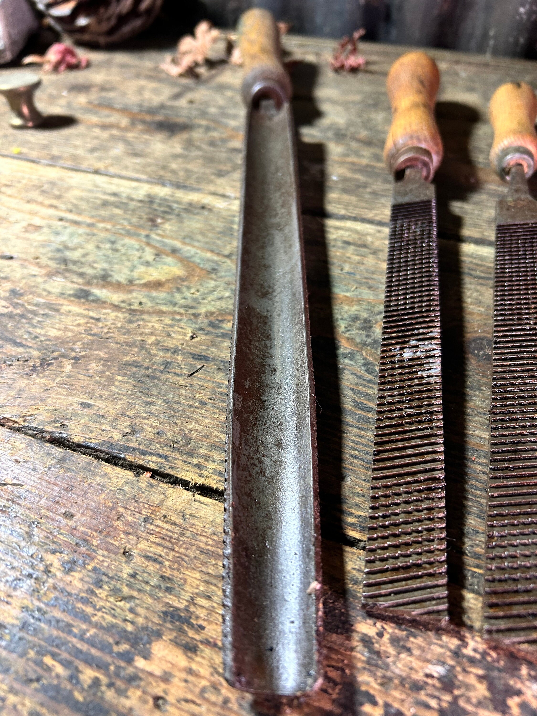 Vintage Wooden Handled X6 / CARPENTERS RASPS / Carpentry Woodworkers ...