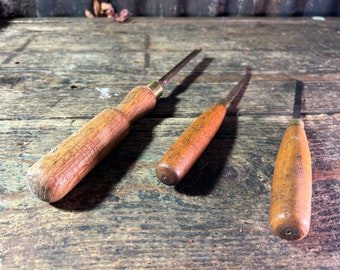 Vintage X3 Marples / WOOD CARVING TOOLS / Chisels Vintage Tools Wood Sculpting Cabinet Maker Woodworking Gifts Wood Turning Tool Collector