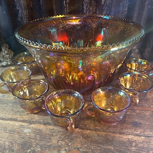 Carnival Glass Indiana Glass Company - Etsy
