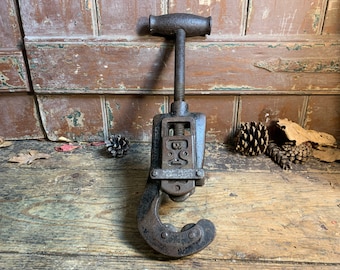 Vintage 1940er Jahre / ARMSTRONG ROHRSCHNEIDER / HeavyDuty Vintage Werkzeuge Vintage Amerikanische Werkzeuge Steam Punk Tube Cutter Werkstatt Metallarbeit Werkzeuge