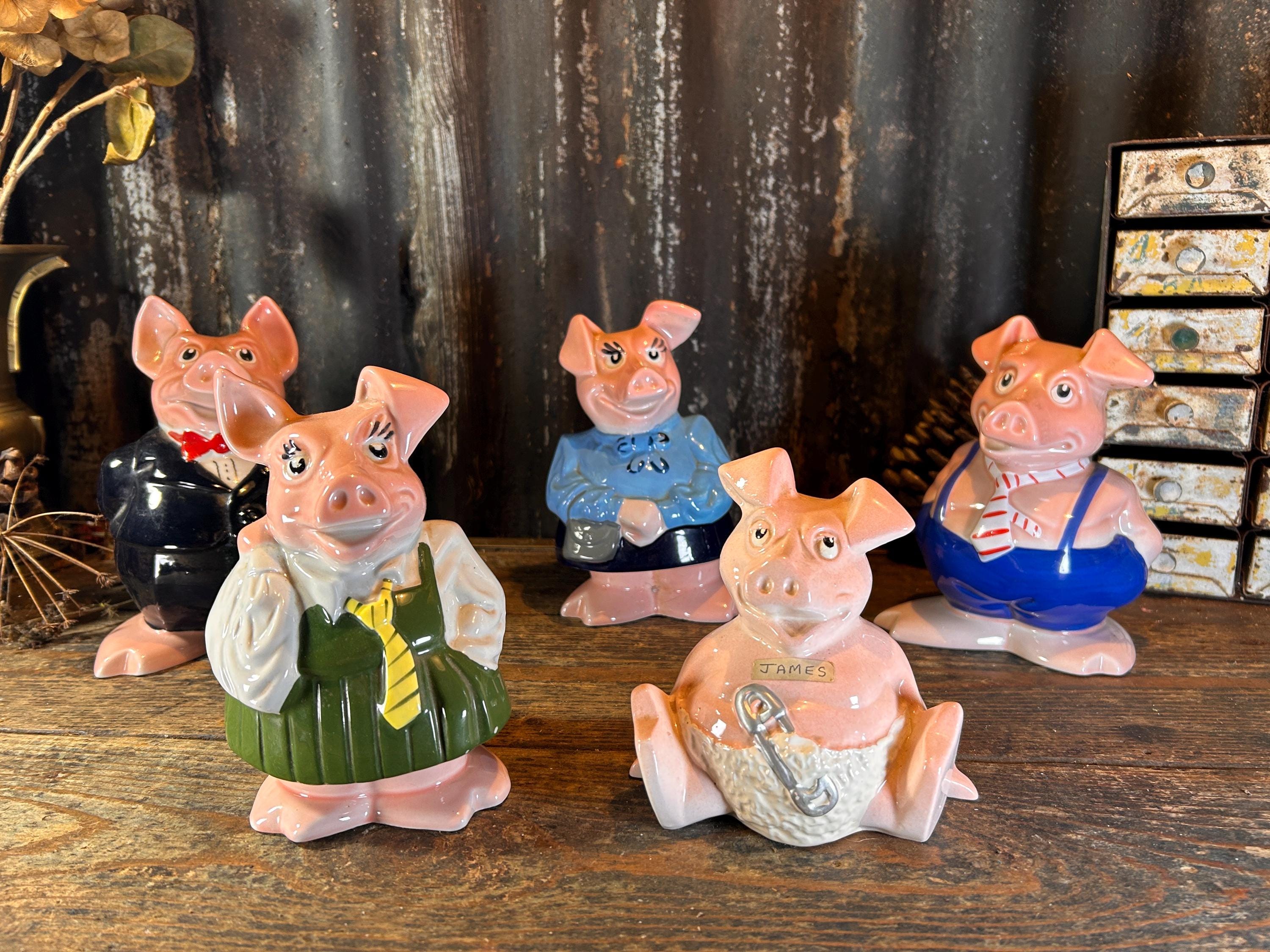 Original 1980s Vintage / NATWEST PIGGY BANKS / Savings Bank Money