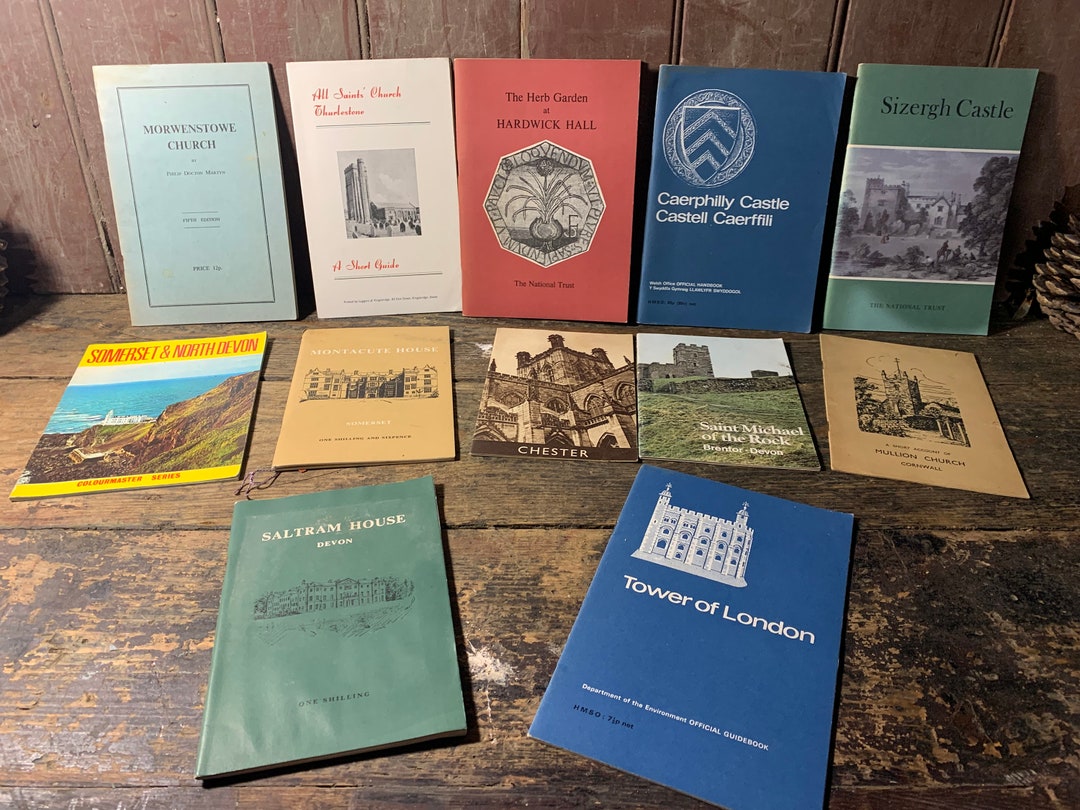 Vintage English / TOURIST GUIDES / English History Gifts 1950s-80s ...