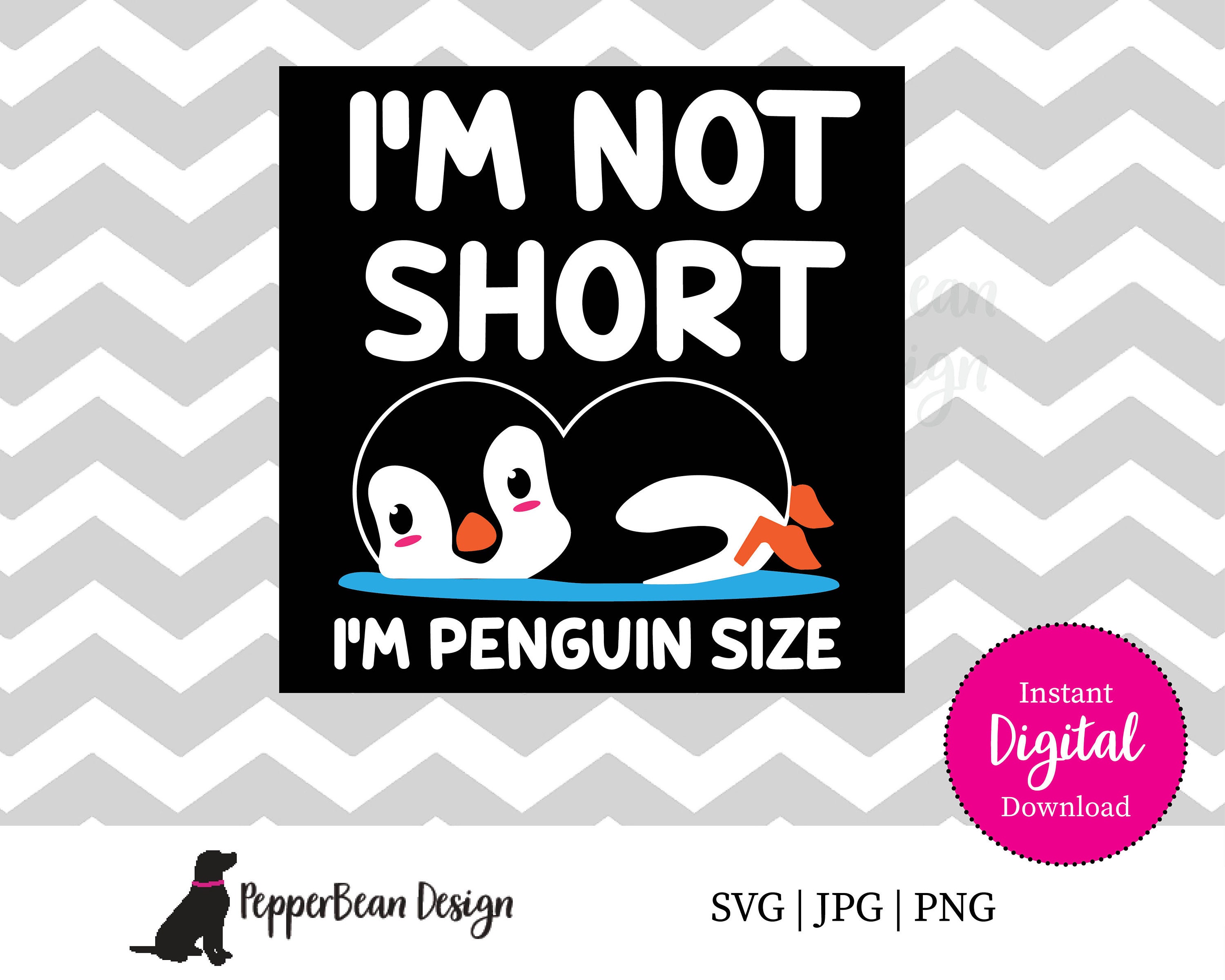 PLITI Braccialetto con scritta in inglese I'm Not Short I'm Penguin Lover, per amanti degli animali, Medio, Acciaio inossidabile, Zirconia cubica