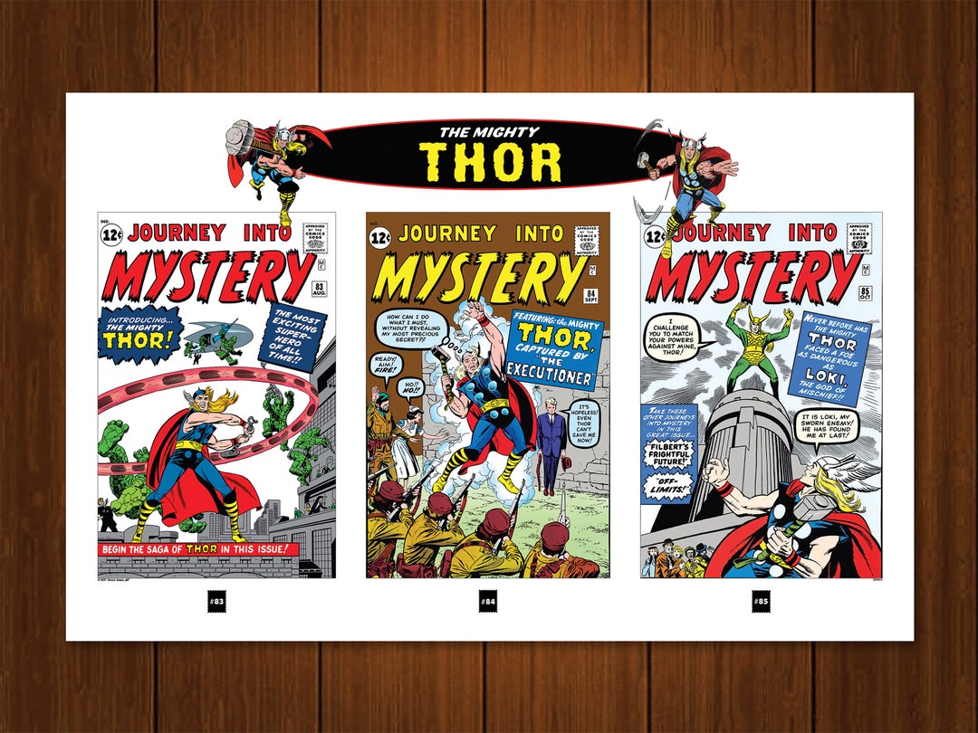 Thor God of Thunder Posters Teens Room Poster Superhero Posters Kids ...