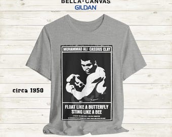 Muhammad Ali Cassius Clay T Shirts Famous Boxer Shirts Boxing Fan Gift Shirts Classic Muhammad Ali Vintage Ali Shirts Popular Sports Shirts