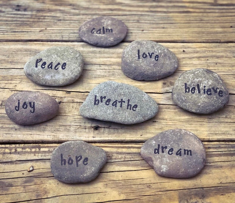 Inspirational Stones | Etsy