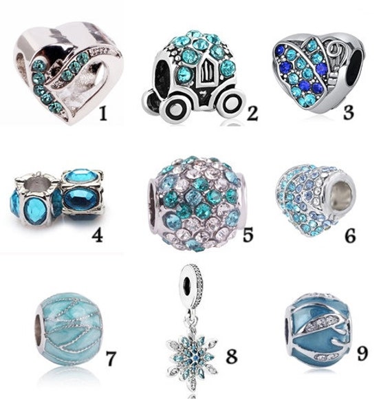 Buy Pandora Style Charms Heart Butterfly Heart Car Round