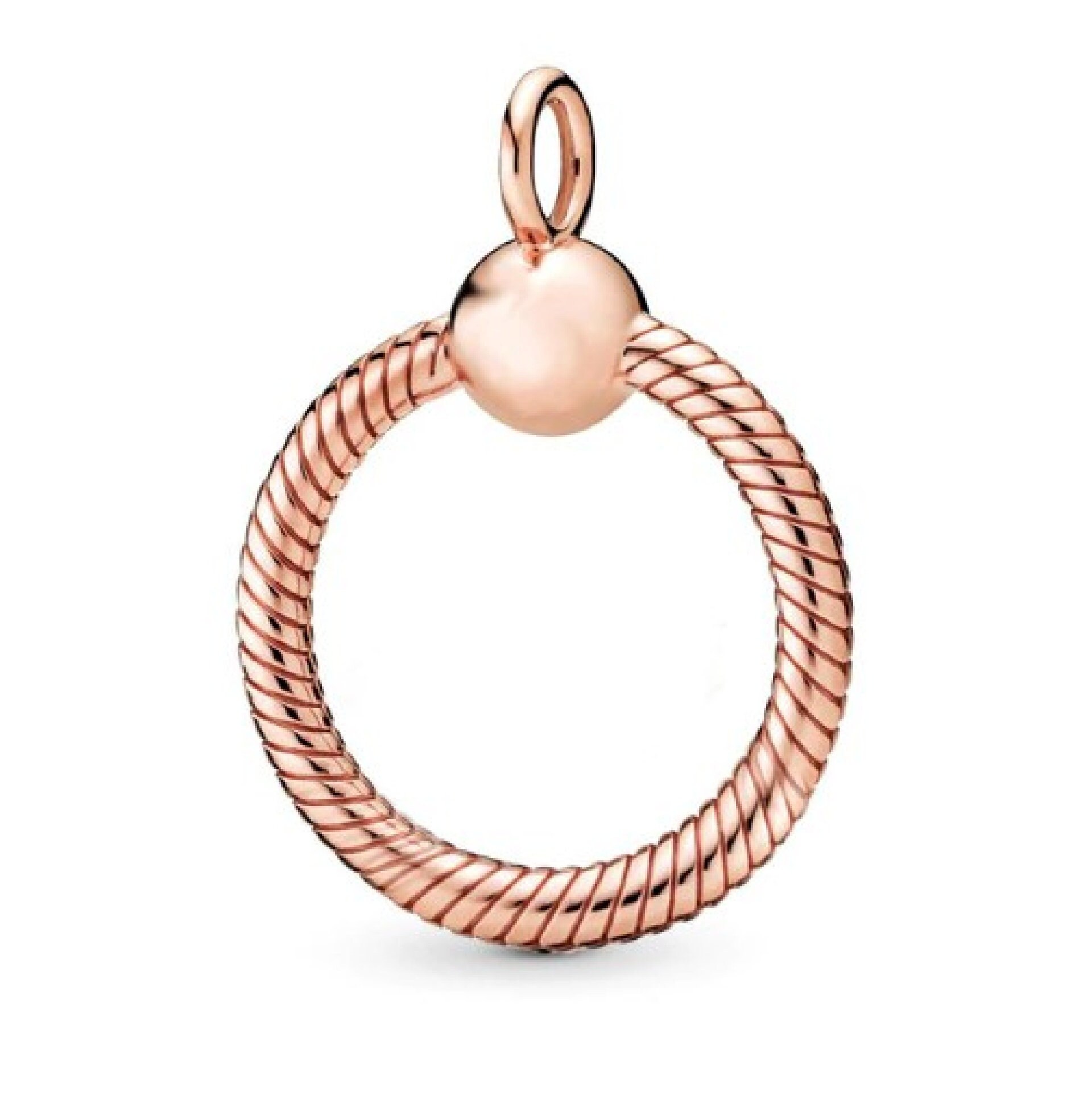 Pandora Style Charms. Pendant Necklace for Charms. Rose Gold Etsy