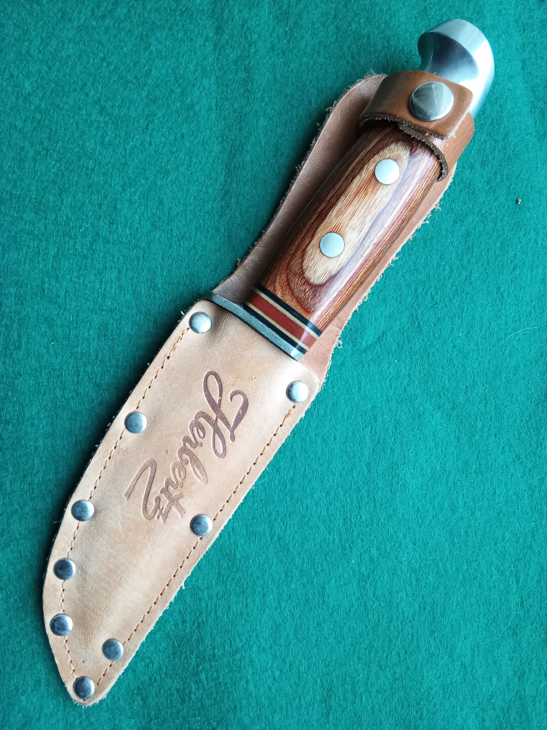 Herbertz Vintage Hunting Knife With Sheath Etsy