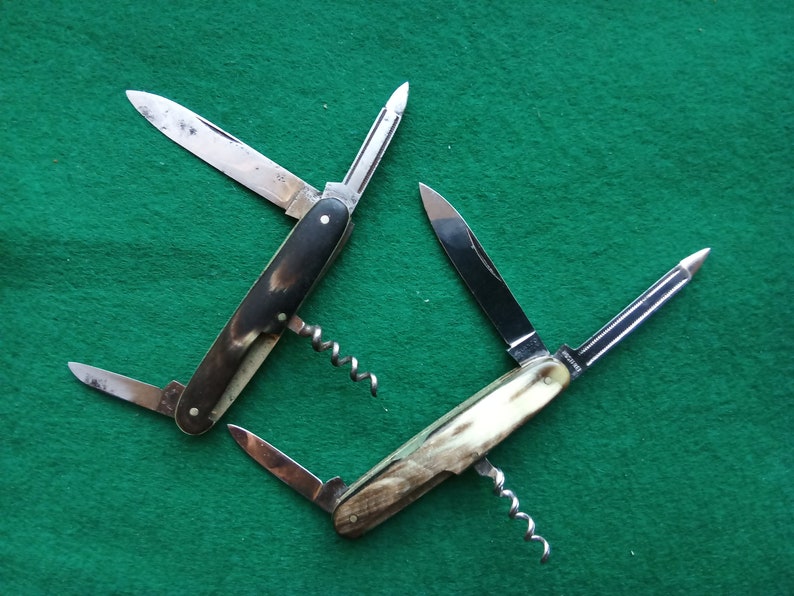 2 Vintage German Pocket Knives Etsy