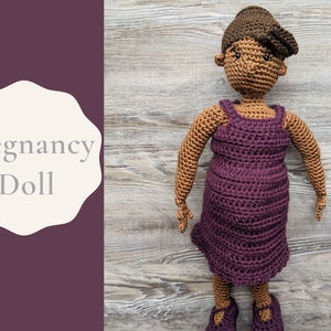 Pregnancy Doll: Handmade Birthing Doll with Baby & Accessories