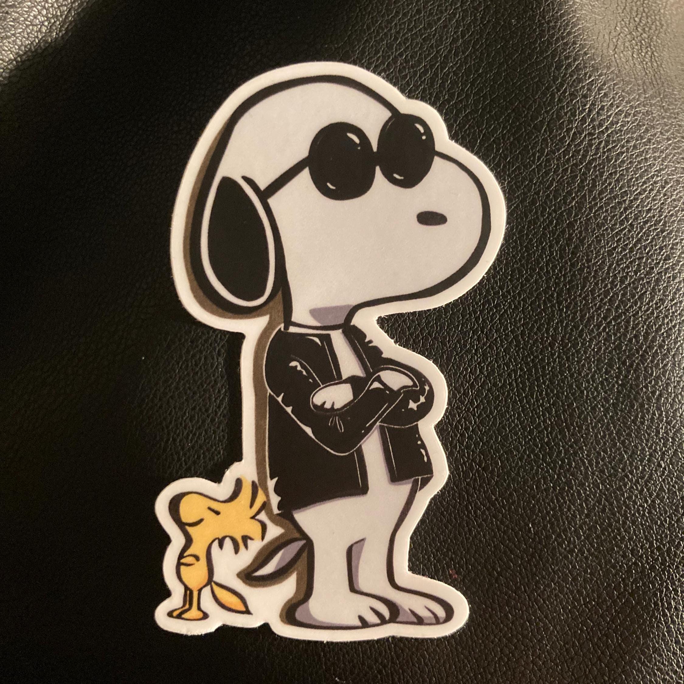 Joe Cool Snoopy Sticker - Glossy Die-cut Sticker Decal - Etsy
