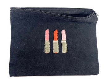 Gestickte Make-up Tasche