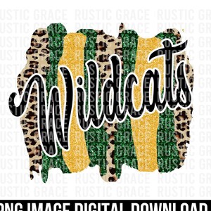 Wildcats Png, Wildcat Png, Png for Sublimation, Leopard Print Png, Png Design, Digital Png, Wildcats Sublimation Design, Instant Download