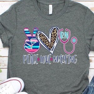Peace Love Stylist HTV TransferDigital Laser TransferHairstylist Vinyl Transfer TShirt Transfers