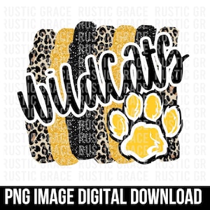 Wildcats Png, Wildcat Png, Png for Sublimation, Paw Png, Png Design, Digital Png, Wildcats Sublimation Design, Instant Download