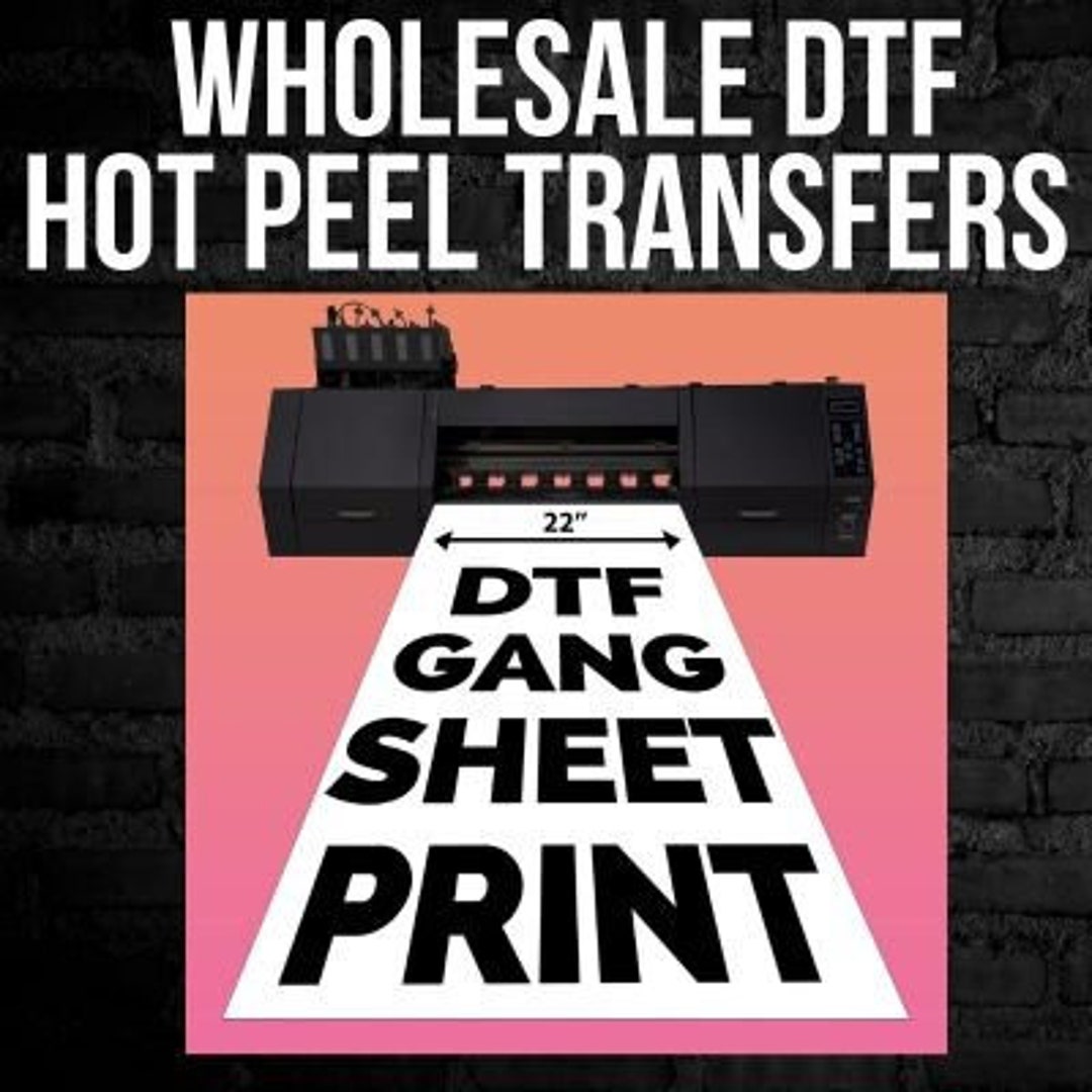 DTF Gang Sheet Custom DTF Transfers Wholesale Dtf Gang Bulk DTF Sheets