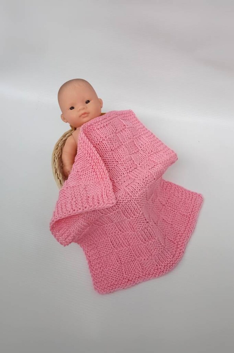 Bitty baby doll blanket Doll blanket for miniature dollhouse Etsy