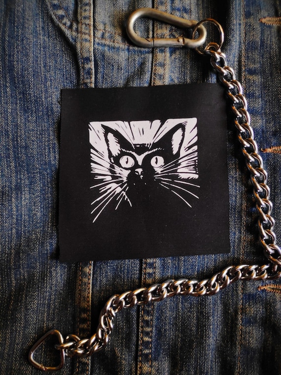 BLACK CAT Anarchy-punk Patches-patches for Jackets-patch-punk  Clothing-lgbtq Patches-punk Accessories-antifa Patches-feminist Patch 