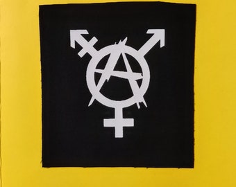 Trans equallity -transgender punk patches-Patches for jackets-Patch-Punk clothing-Lgbtq patches-Punk accessories-Antifa patches