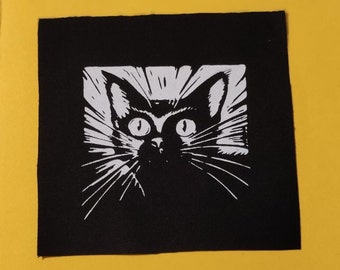 BLACK CAT ANARCHY-Punk-Patches-Patches für Jacken-Patch-Punk-Kleidung-Lgbtq-Patches-Punk-Accessoires-Antifa-Patches-feministischer Patch