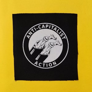 Anticapitalist action- punk patches-Patches for jackets-Patch-Punk clothing-Lgbtq patches-Punk accessories-Antifa patches-feminist patch