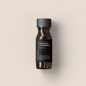 15ml Bottle Label Template, Essential Oil Label, Face Serum Oil label, 0.5fl Label Template, Canva Template, DIY Label Template