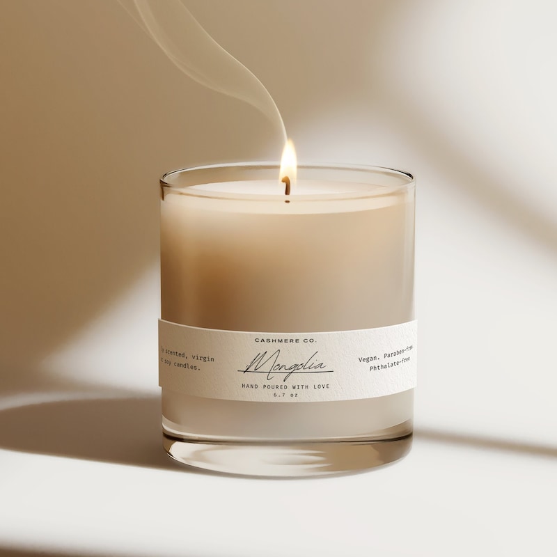 Thin Candles Labels Etsy