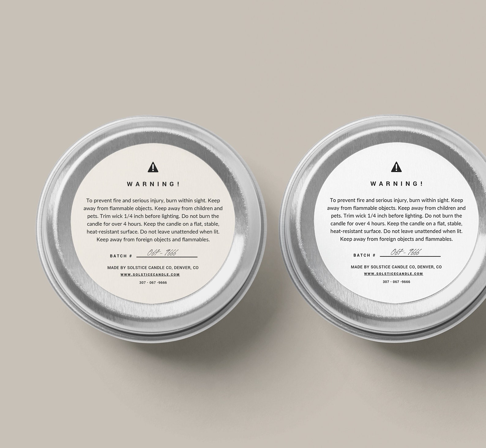 Warning Labels Template, Printable Warning Stickers, Candle Label Care Instructions, Candle ...