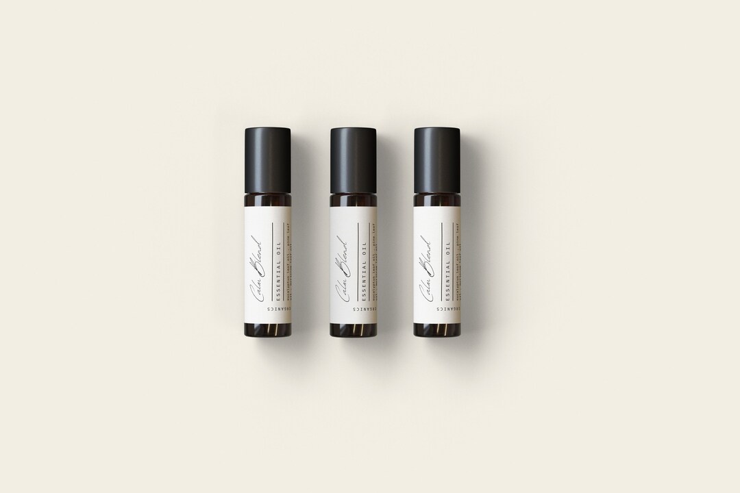 10ml Roller Label Template, Essential Oil Blend Roll-on Label, DIY ...