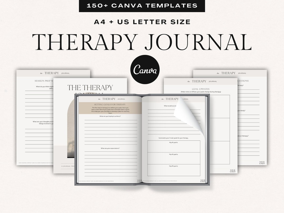 Therapy Journal Template, Printable Therapy Journal, Journal Template Therapy Journal Template, Printable Therapy Journal, Journal Template