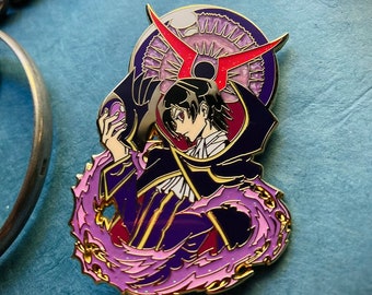 El Pin de Esmalte Duro Britannia Príncipe Negro, Zero Anime Manga Rebellion Caballeros Negros