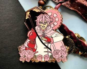 the case study vanitas Jeanne Hard Enamel Pin Jeanne, Anime Pin, Vampire Hellfire Witch Manga Jun Mochizuki Rose Gold