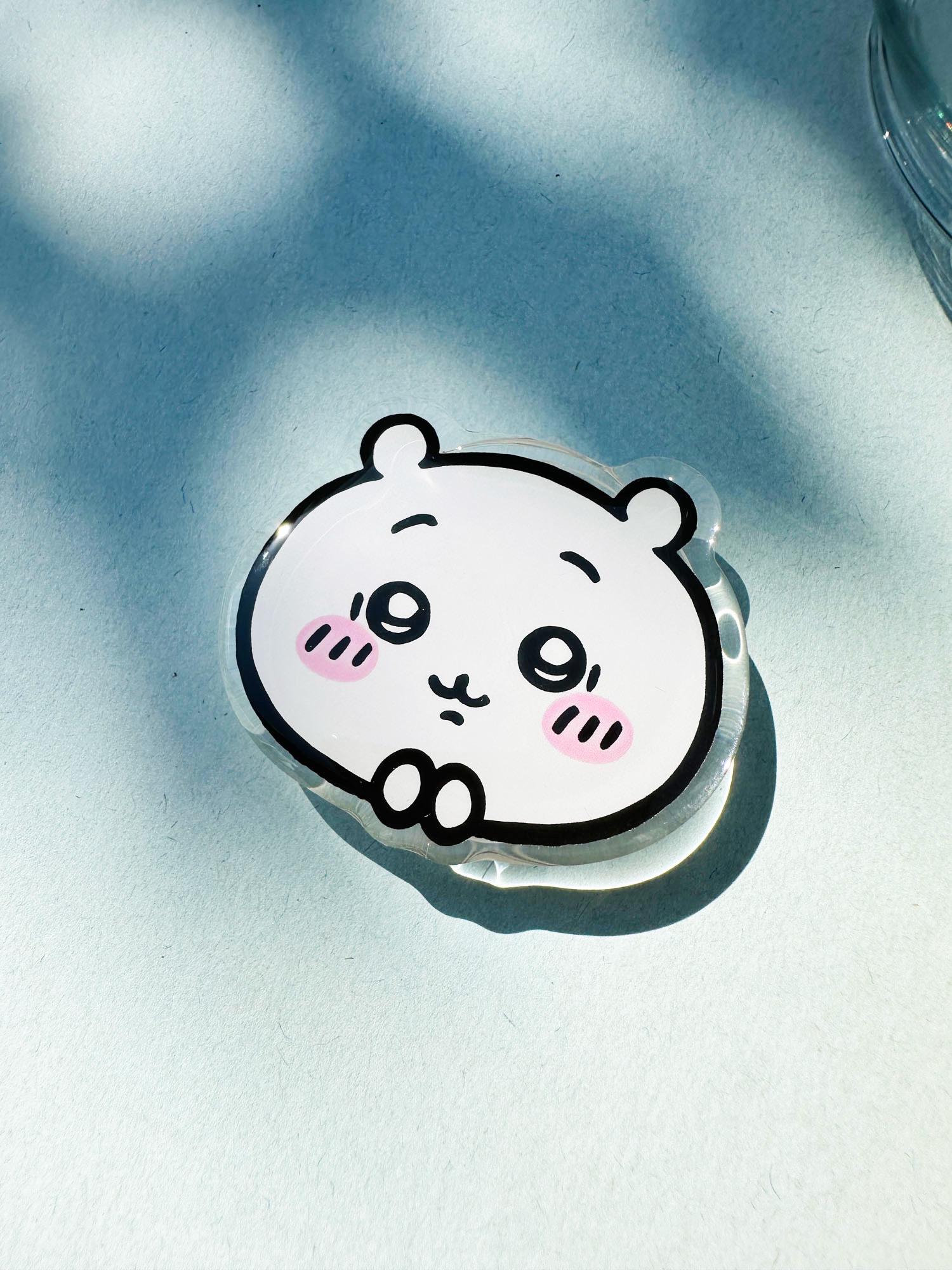 Chiikawa Phone Grip Accessory | Usagi Hachiware Charm Kindle Stand