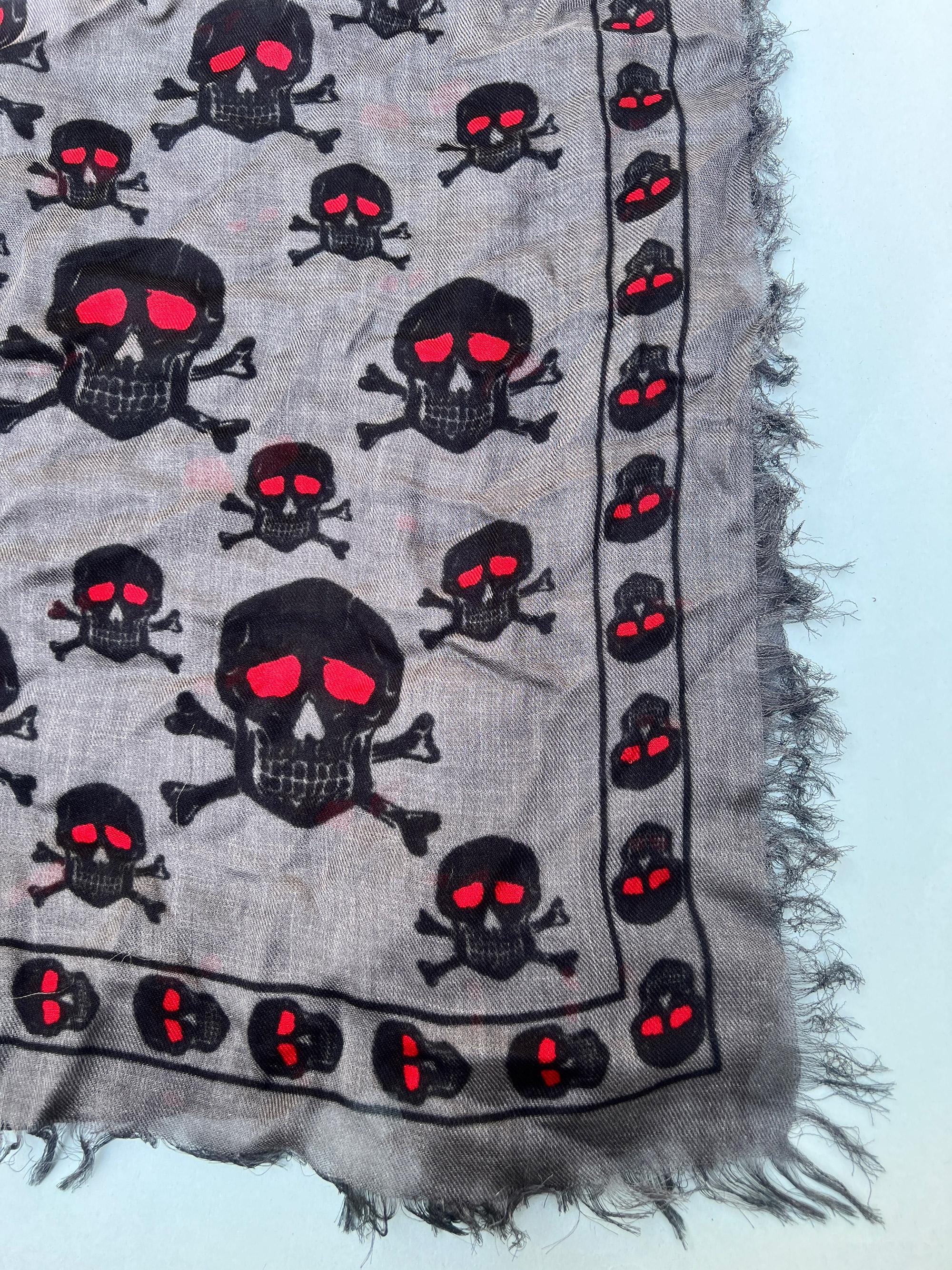 小物 yxngbratz Thorn Skull Scarf Thorn Skull Scarf (Black×White) | YXNGBRATZ OFF