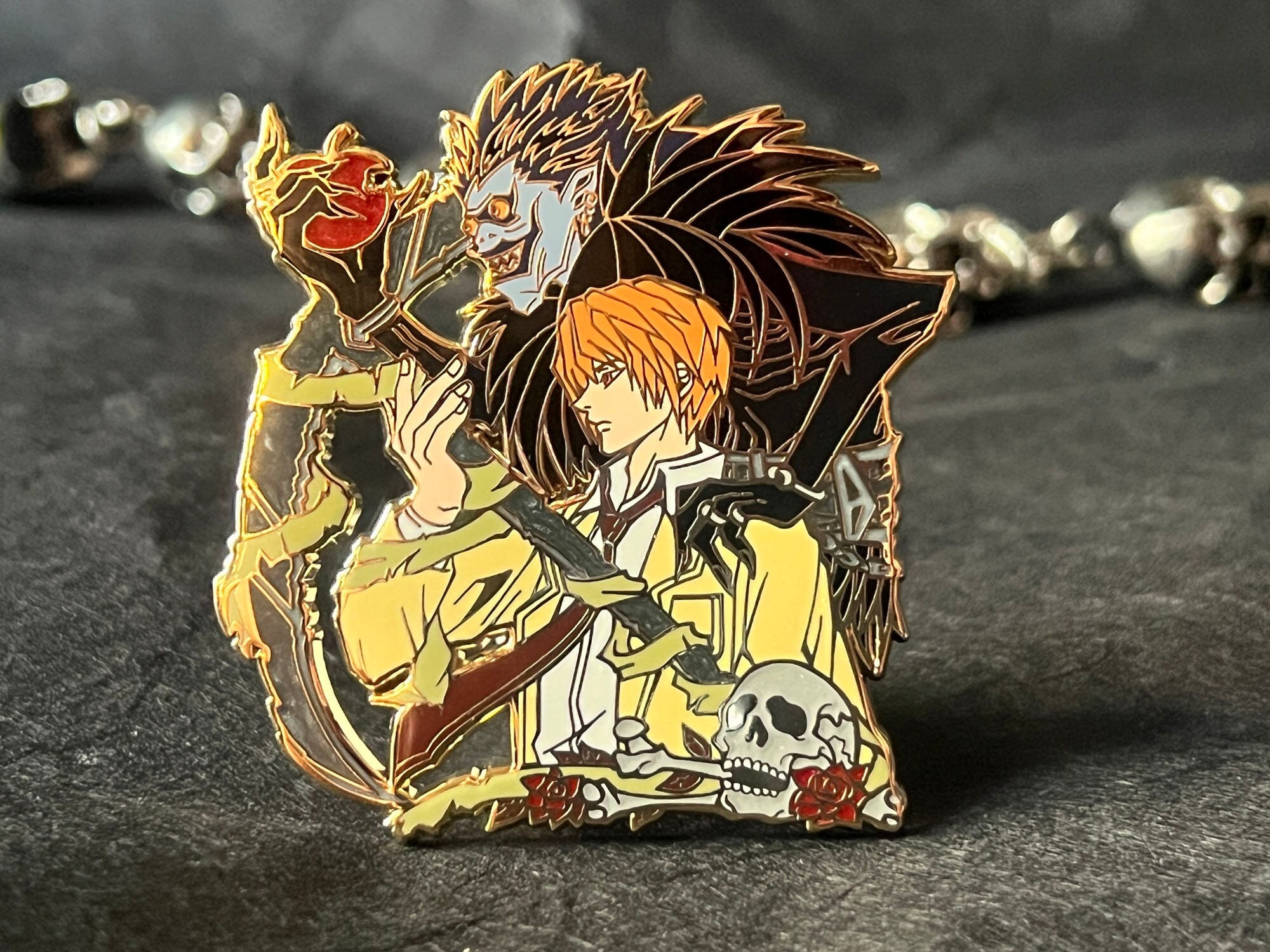 JJK Anime Enamel Pin | Blindfold Sorcerer Badge Brooch Lapel Pin | Fashion  Accessories