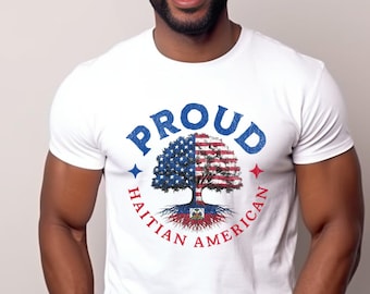 Proud Haitian American T-Shirt: Haitian Flag Day Tee