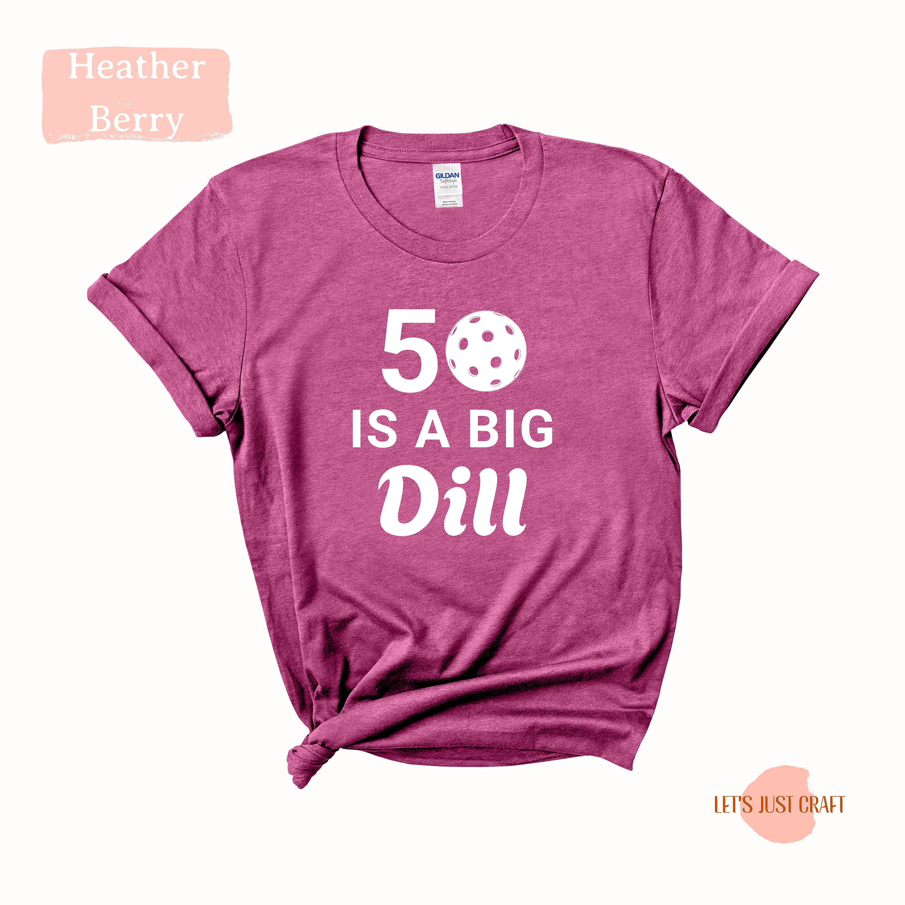 Pickleball Birthday Shirt, 50 is a Big Dill Birthday Shirt, 50th