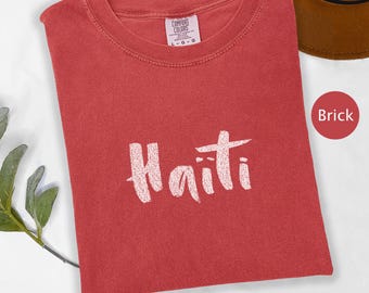 Camiseta de Haití: Orgullo haitiano, colores cómodos