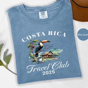 Costa Rica Vacation Travel Club, Girls Trip 2025, Matching Honeymoon, Coffee Farm Vacation, Tropical Travel Souvenir, Personalized Vacation