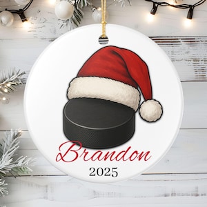 Personalisierte Hockey Ornamente: Sport Fan Geschenk, Keramik Urlaub Dekor