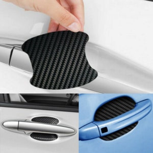 4 Pack Car Door Handle Anti-Scratch Protector/Film Scratch Protector- door decal protection, handle cup decal