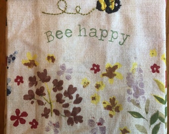 Cooksmart England Geschirrtücher 3er Set, Bee Happy 100% Baumwolle