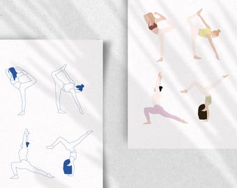 Flat vector people / digital illustration