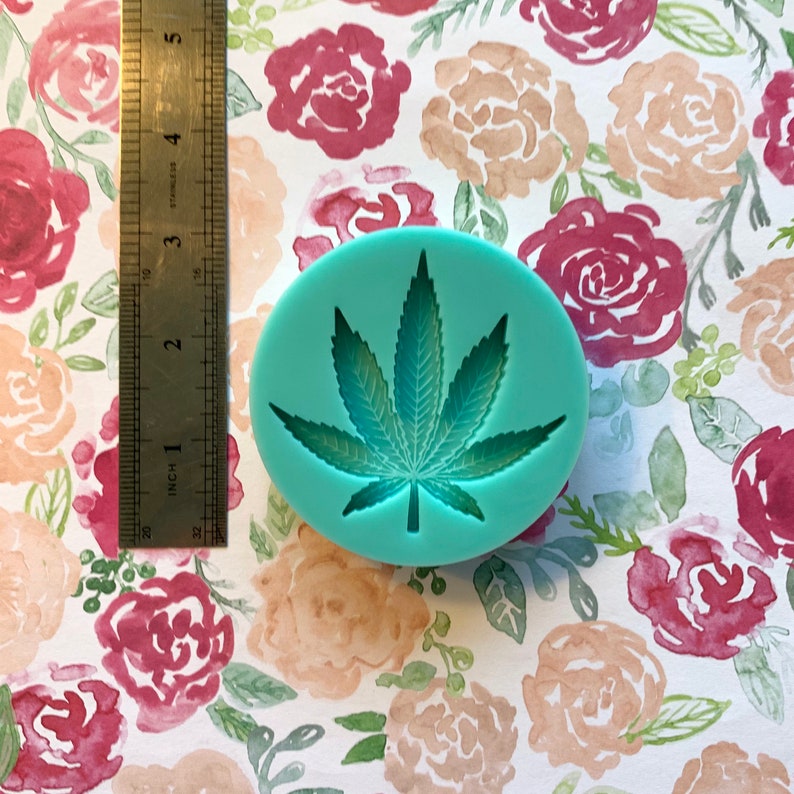 Small Weed Leaf Silicone Mold Solid Resin Crafting Mold Etsy