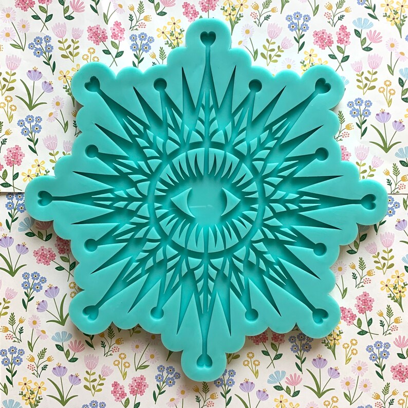 Large 9 Protective Eye Silicone Mold Solid Resin Etsy
