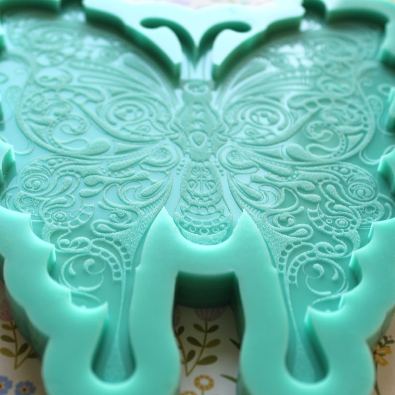 Large 8 Butterfly Silicone Mold Solid Resin Crafting Etsy