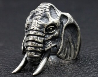 animal head rings