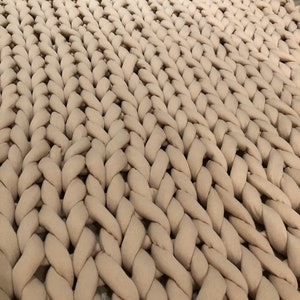 Manta gruesa lavable a máquina alta calidad Manta de punto | Etsy