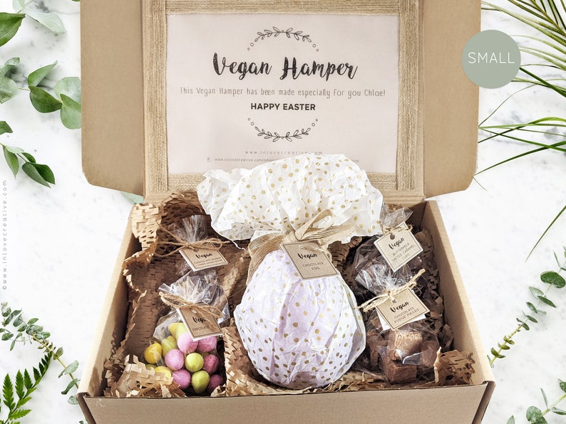 Easter VEGAN Chocolate Hamper Egg GiftPersonaliseFood image 3